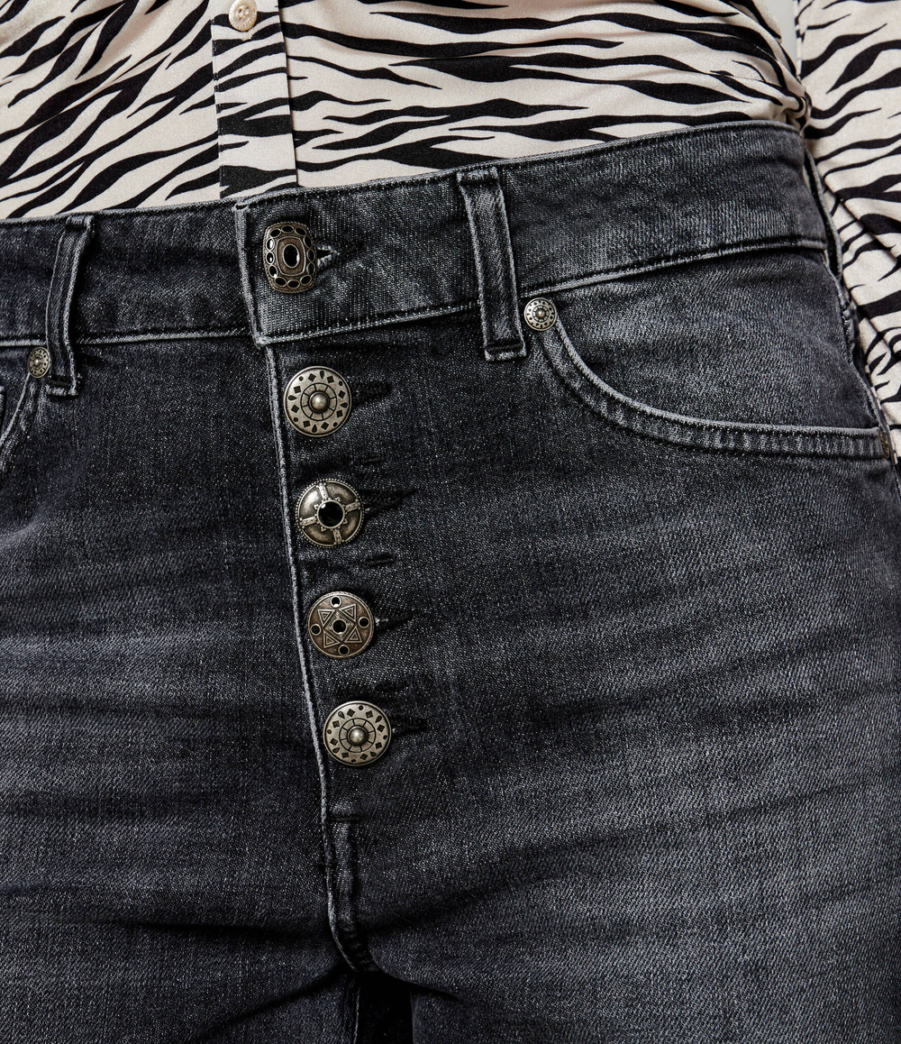 Джинсы KOONS DONDUP - made in Italy - серый(DP268B DS0215D HS7)