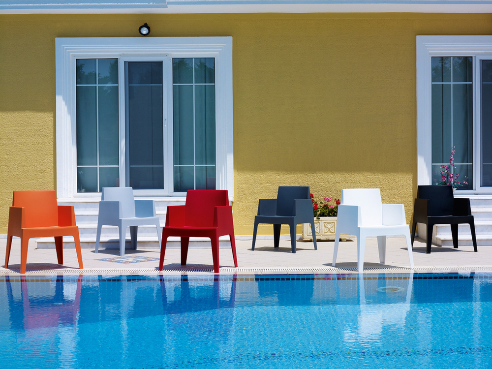 Кресло пластиковое Siesta Contract Box, зеленый