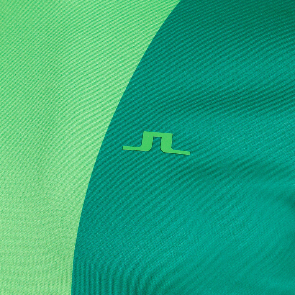 Мужское теннисное поло JLindeberg Big Spots T-Shirt Men - Green