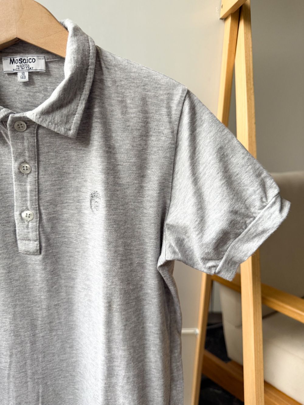 Хлопковое поло MoSaico by Aletta, 140