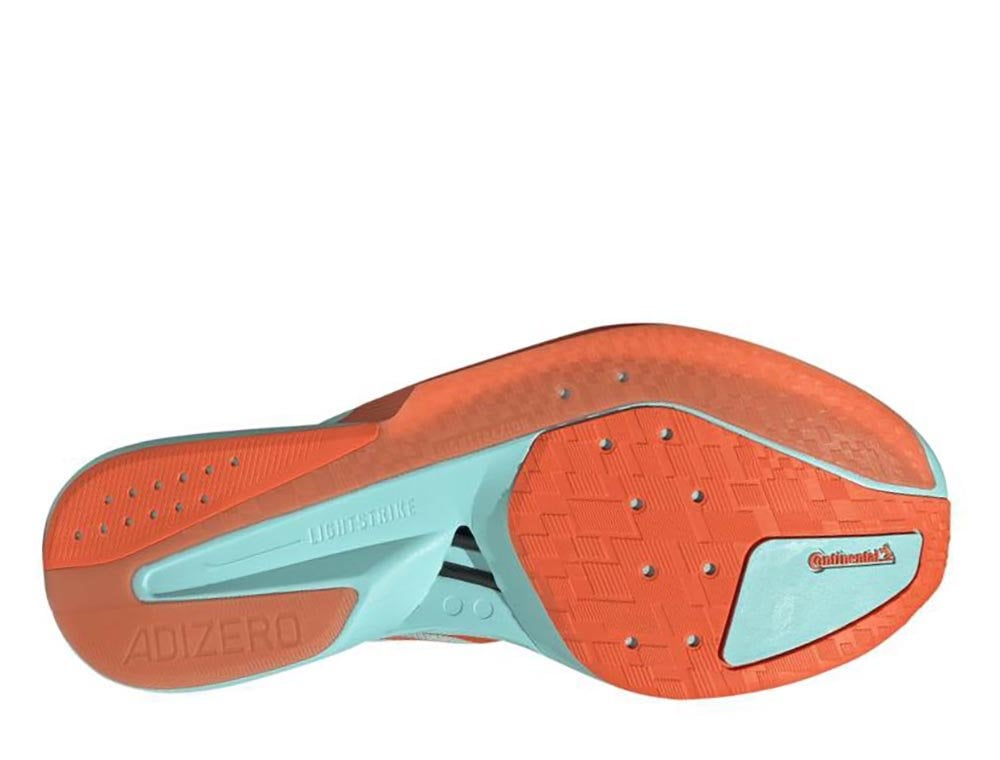 Мужские беговые кроссовки adidas Adizero Boston 13 M сине-оранжевые