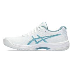 Женские теннисные кроссовки ASICS Gel-Game 9 Clay Court Shoe Women - White, Petrol