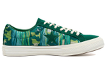 Converse One Star retro all-match non-slip, wear-resistant, breathable, low-top canvas shoes for men and women with the same emerald green