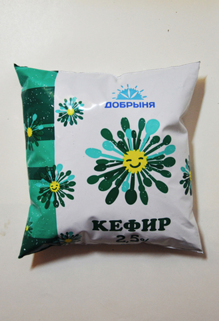 Кефир Добрыня 2,5% 500гр