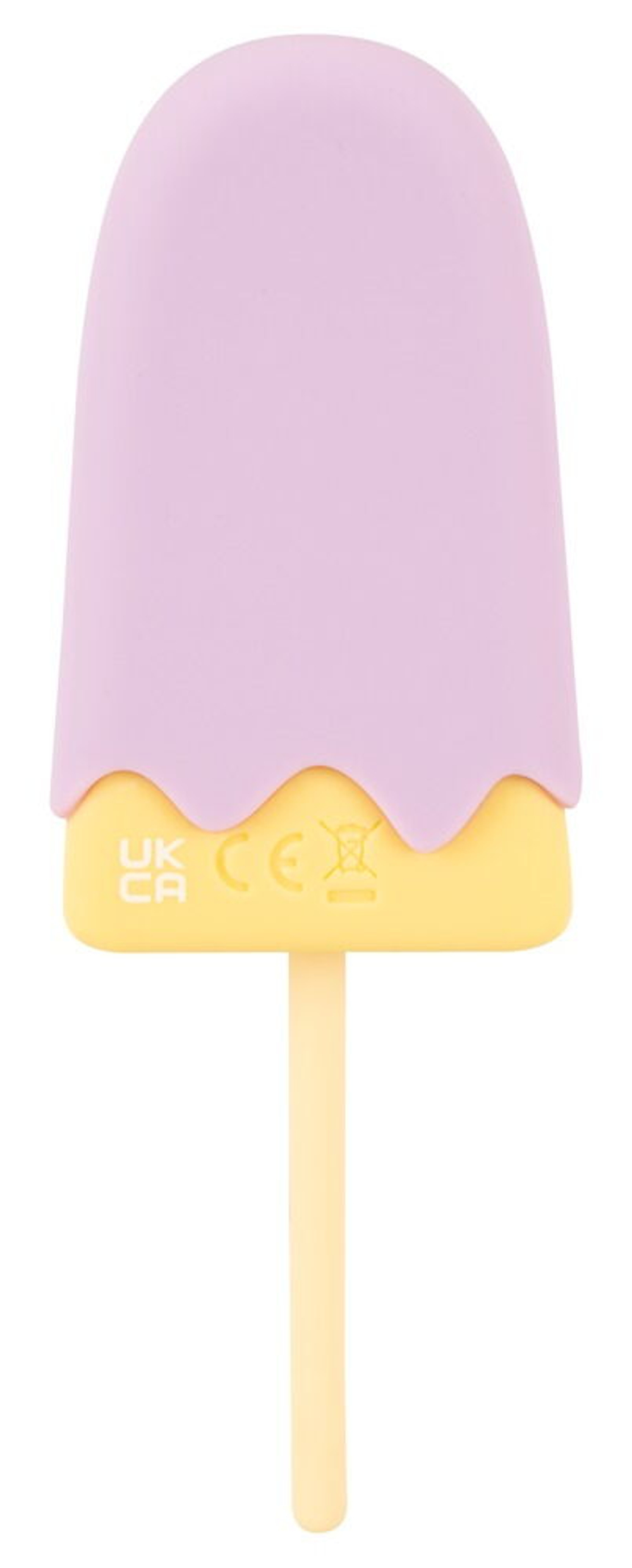 Сиреневый мини-вибратор в форме пломбира Vibrating Popsicle