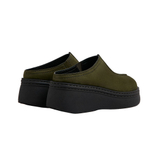 MIISTA Closed Toe Slippers Women"s Khaki