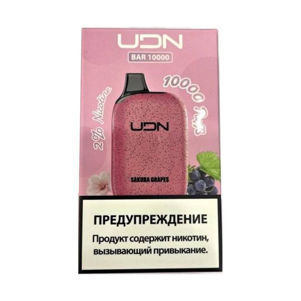 Купить Одноразовый Pod UDN BAR - Sakura Grapes (10000 затяжек)