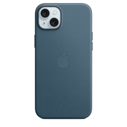 Чехол для iPhone 15 Plus FineWoven с MagSafe - Pacific Blue