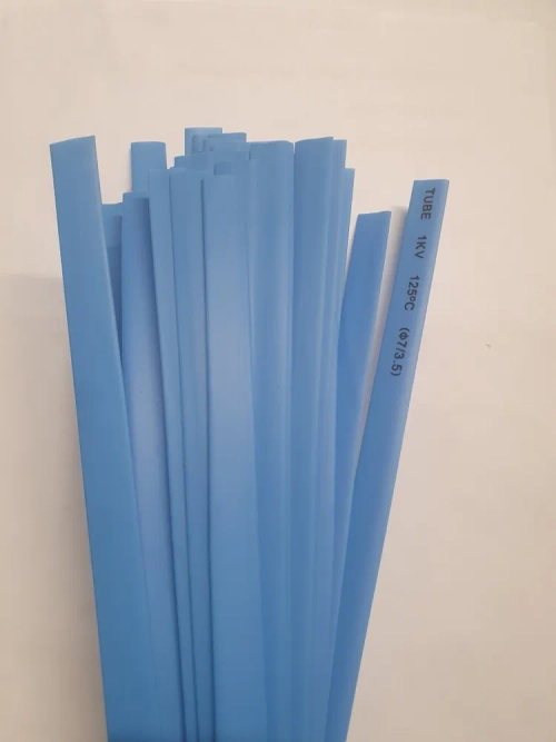 Термоусадка для проводов 7 мм синяя набор 1м 50 шт