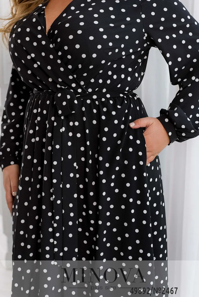 Платье 2467-черный Minova