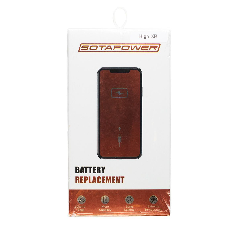 Аккумулятор iPhone XR / АКБ / батарея айфон XR / АКБ / повышенной ёмкости SOTAPOWER 3450 mAh.