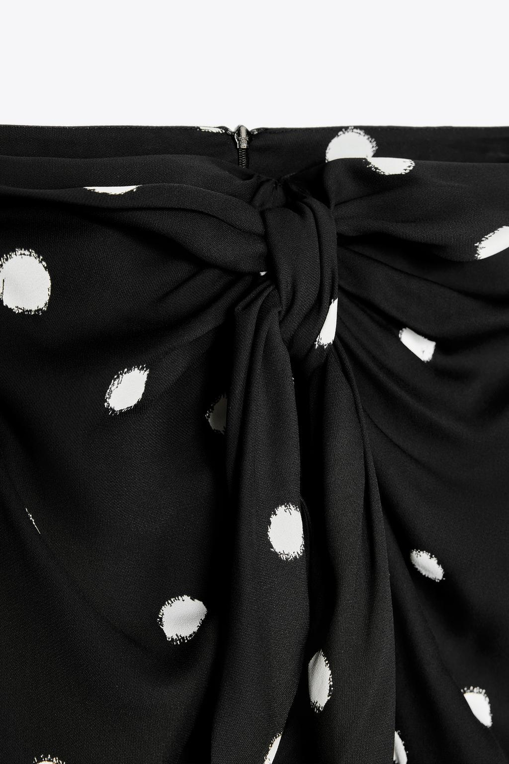 Юбка миди в горошек — zw collection