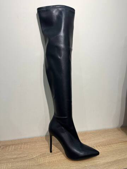 Ботфорты из искусственной кожи