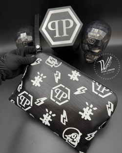 Барсетка клатч Philipp Plein Monogram