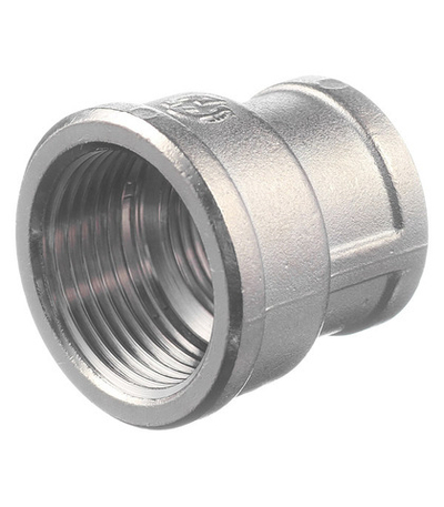 Муфта переходная нержавеющая, AISI304 DN10 х DN8 (3/8" х 1/4"), (CF8), PN16