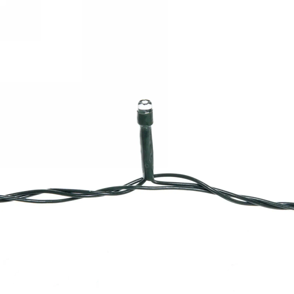 Гирлянда для дома 13м 152 лампы LED зеленый.пров.,8 реж, IP-20, Красный (возможность соединения)