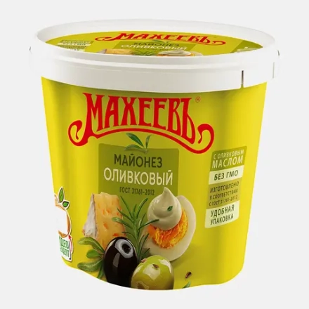 Майонез Махеевъ Оливковый 50.5% 800мл