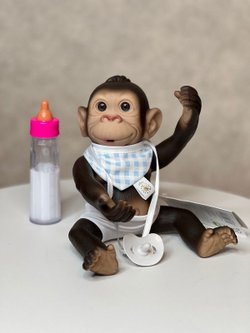 Кукла Marina and Pau 26cм Baby Monkey, виниловая (390A)