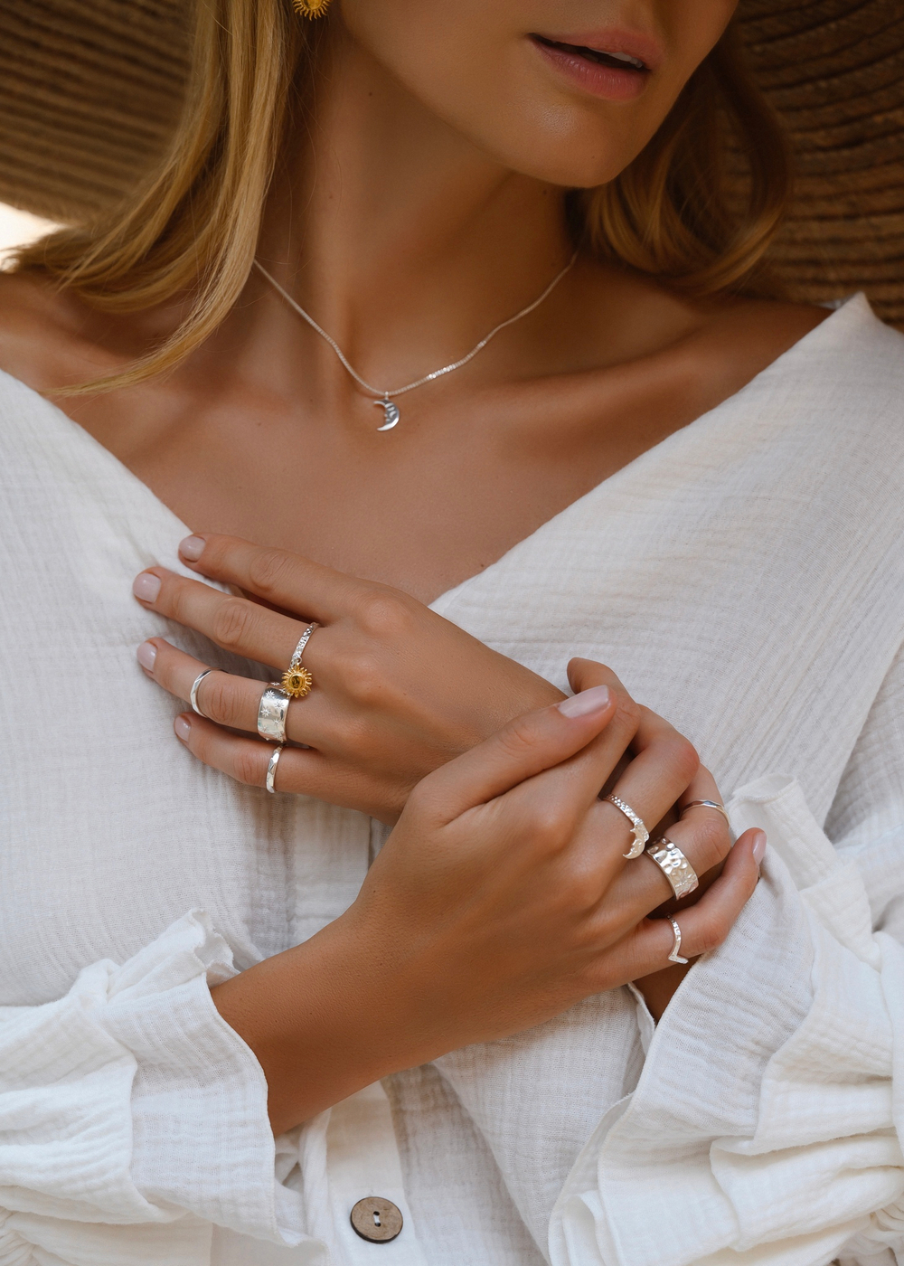 Кольцо «Солнце» с позолотой