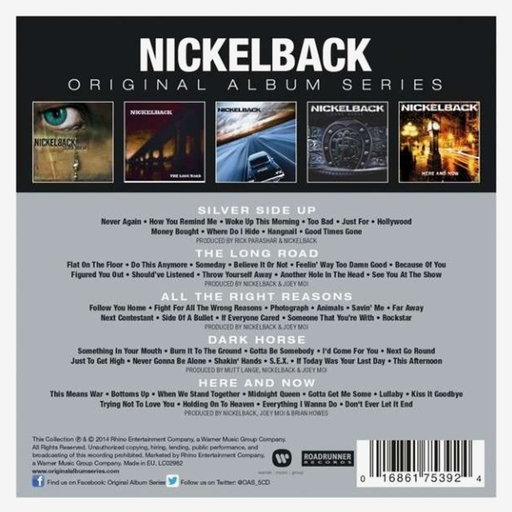Nickelback / Original Album Series (5CD)