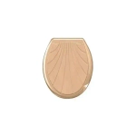 Сиденье жесткое Ракушка крем.