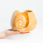 Деревянная клубочница для пряжи из дерева сибирский Кедр KL12