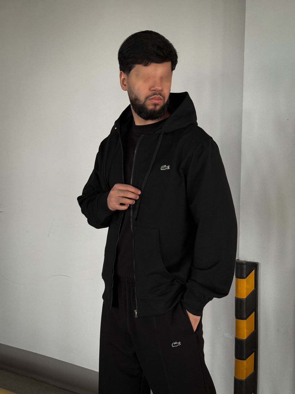 Худи Lacosta #86718 (черн.)