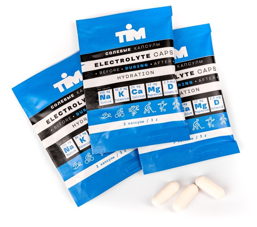Солевые капсулы TIM Electrolyte Caps, (3 шт)