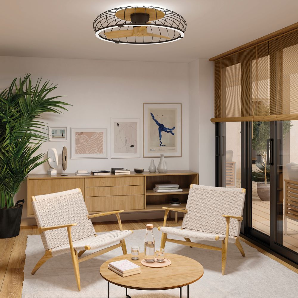 7808 Люстра потолочная-вентилятор NATURE