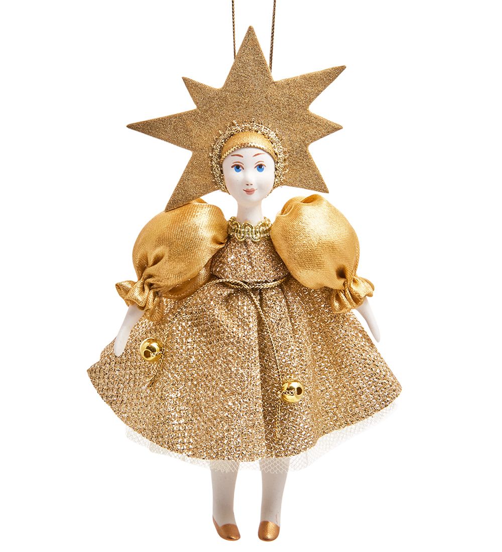 РусКукла RK-797/1 Кукла подвесная «Девочка в костюме звездочки»