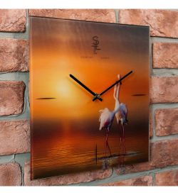 SLT- 27 Часы настенные «FLAMINGO»