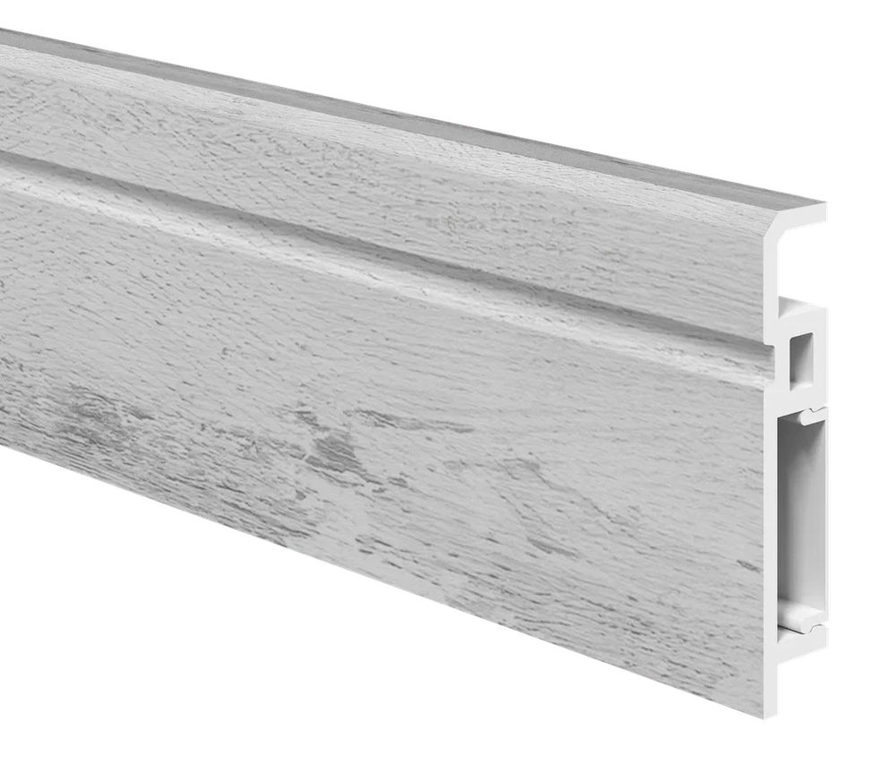 Напольный плинтус ПВХ Foresta Aviv Ель альпийская FA 018 2000х70х13 мм