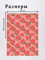 Оксфорд с принтом 3 метра №2 240 D