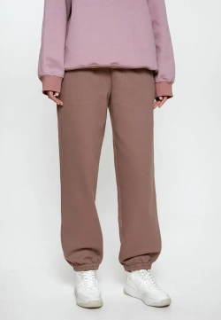 Объемные брюки-джоггеры с начесом
