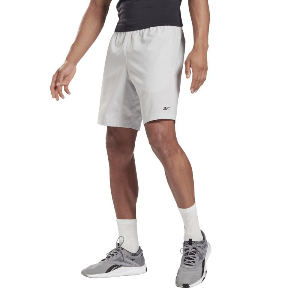 Мужские шорты теннисные Reebok Workout Ready Woven Short M - pure grey