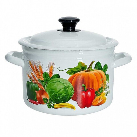 Кастрюля эмалированная КМЗ 3л 41704-122/6