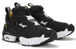 Reebok Instapump Fury mesh shock absorption low-cut life casual shoes for men and women the same style black