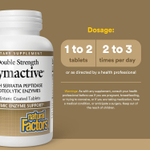 Natural Factors, Zymactive, 30 таблеток, покрытых кишечнорастворимой оболочкой