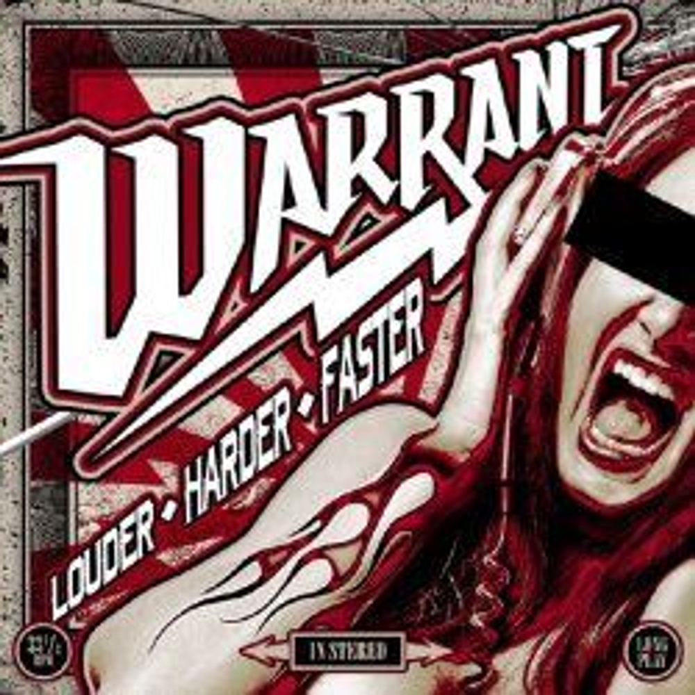 WARRANT - Louder Harder Faster, музыкальный компакт диск, hard rock