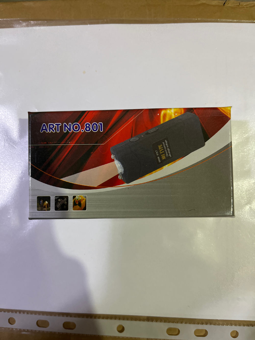 Фонарик ручной 801