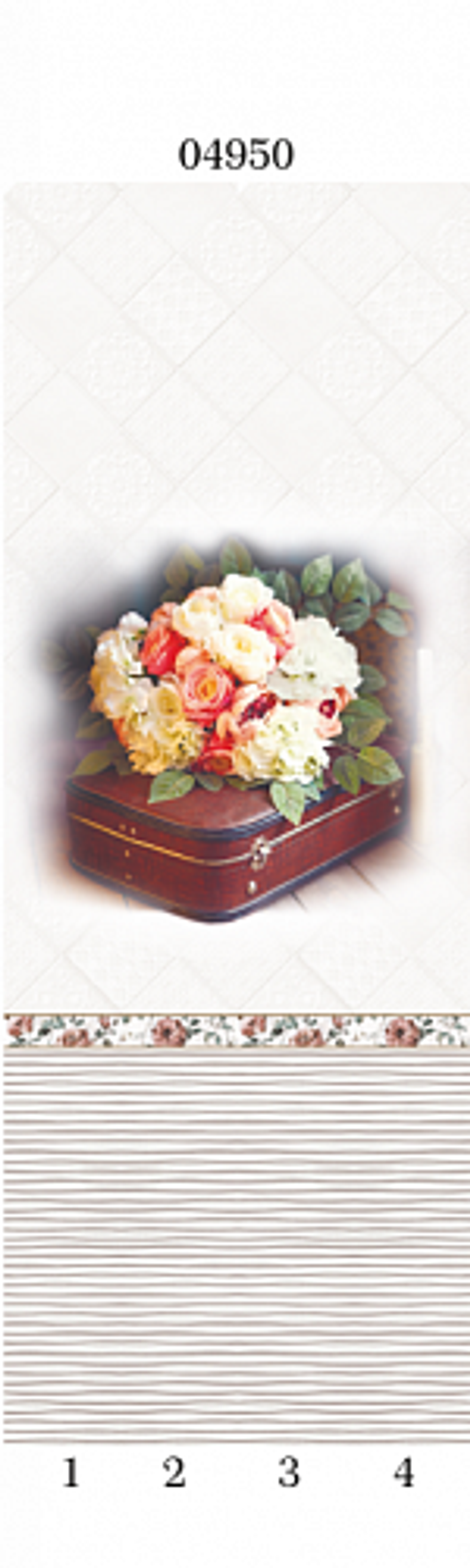 Панель ПВХ фотопечать 3D Panda Винтаж 2700х250 мм