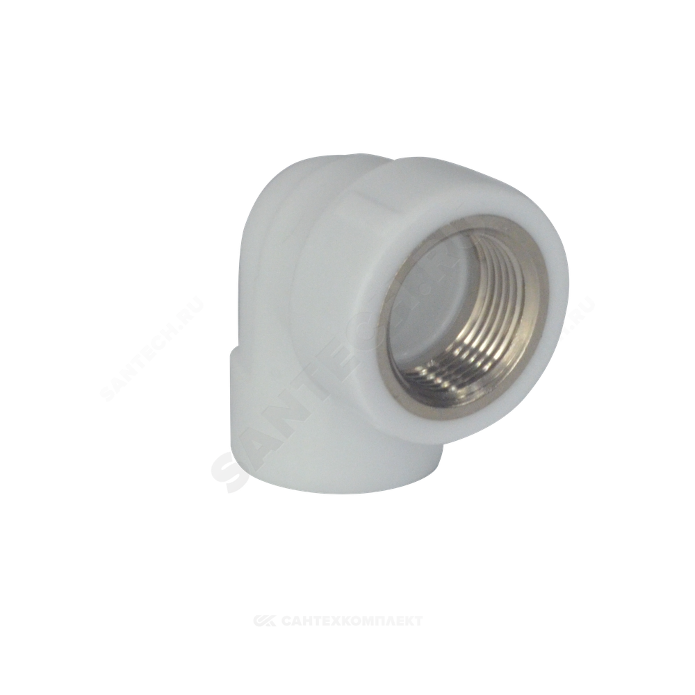 Угольник PP-R комбинированный белый Дн 25х3/4" ВР PRO VALFEX 10125025-PRO