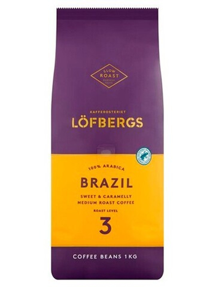 Lofbergs Brazil, зерно 1кг
