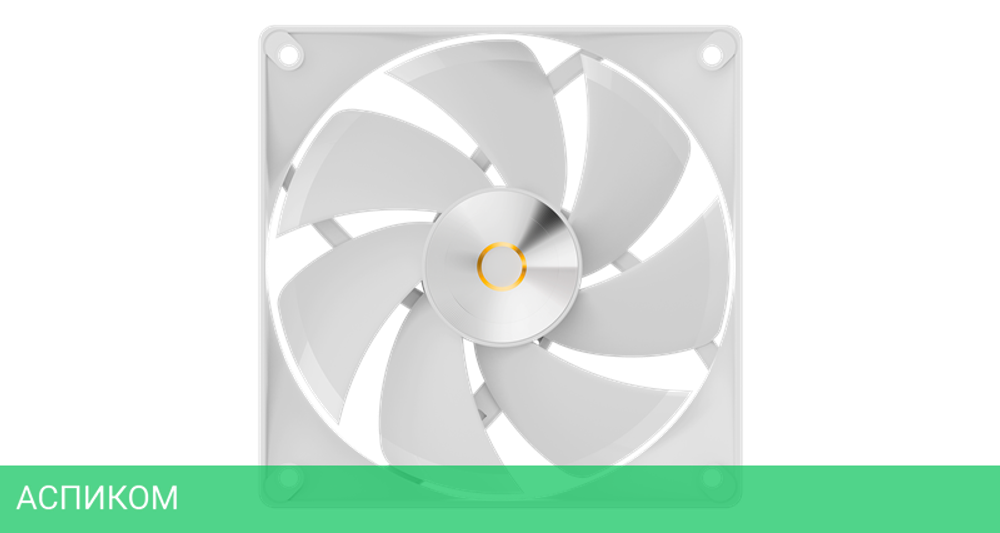 Комплект вентиляторов для корпуса Ocypus Delta F12 WH 3 IN1 (Delta-F12-WH3NM00X-GL)