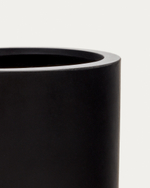 Aiguablava Кашпо из черного цемента Ø 42 см