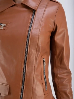 Косуха кожаная куртка женская Турция