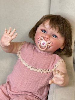 Кукла Реборн мягконабивная 60см в пакете (FA-578)