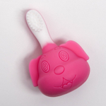 4313598 Детская зубная щетка, прорезыватель - массажер «Дружок», силиконовая, цвет МИКС