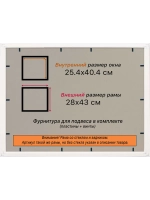 Рамка для постера и фотографий 25x40