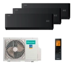 Мульти сплит-система Hisense на 3 комнаты (20+20+20 кв.м.) VIBE PRO CARBON